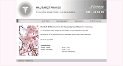 Desktop Screenshot of hautarztpraxis-muenchen-ost.de